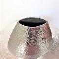 80049-FLOWER VASE 17" W/HAMMERED DESIGN